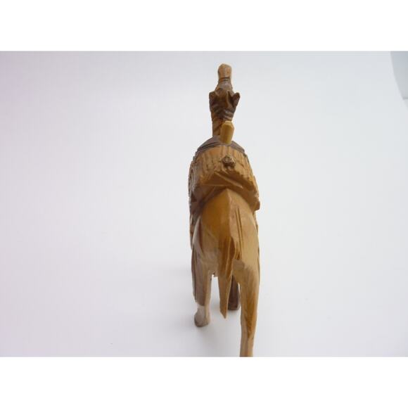 Vintage wooden handcrafted Camel Holiday Christmas Jesus Decor - Picture 2 of 4